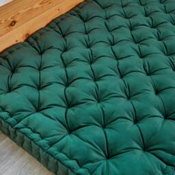 Window Seat Cushion, Floor Cushion Couch, Tufted Pillow, Water Repellent Bench Custom Velvet - thumbnail 3