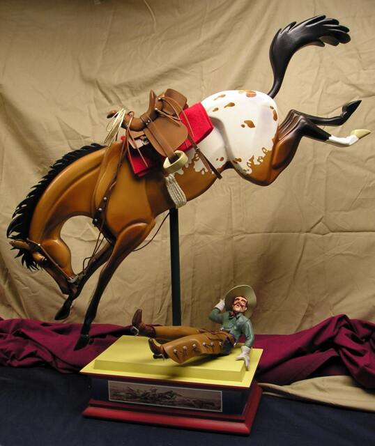 Throwed - Customized Rocking Bronc & Cowboy - By Commission Installments Gladly Accepted - image 1