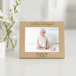 First Birthday Photo Frame Personalised 1st Keepsake - thumbnail 1