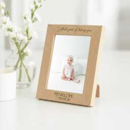 First Birthday Photo Frame Personalised 1st Keepsake - thumbnail 3