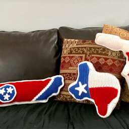 Florida State Flag Pillow Crochet Pattern - thumbnail 4