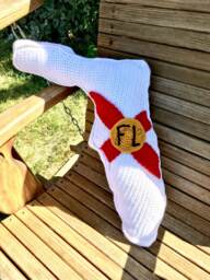 Florida State Flag Pillow Crochet Pattern - thumbnail 1