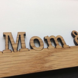 Mom & Dad Picture Frame - 5x7 Holds 4x6 Photo Father's Day Gift - thumbnail 2