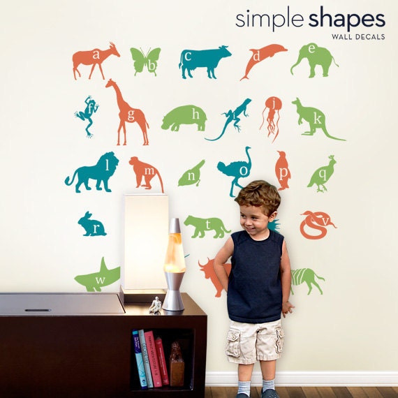 Wall Decals - Alphabet Animals - image 1