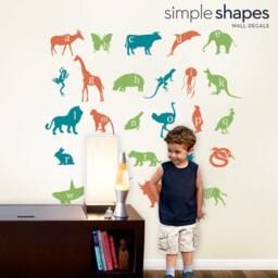 Wall Decals - Alphabet Animals - thumbnail 1