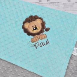 Personalized Baby Blanket-Personalized Lion Minky Baby Blanket Boy-Lion Boy Blanket-Girl Blanket-Zoo Animal Blanket-Personalized - thumbnail 2