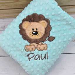 Personalized Baby Blanket-Personalized Lion Minky Baby Blanket Boy-Lion Boy Blanket-Girl Blanket-Zoo Animal Blanket-Personalized - thumbnail 3