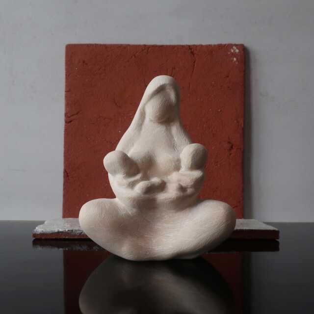 "Ceramic ""Mother With Babies" - image 1