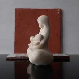 "Ceramic ""Mother With Babies" - thumbnail 3
