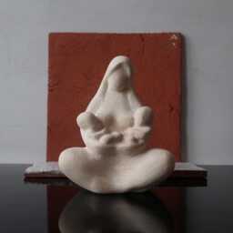 "Ceramic ""Mother With Babies" - thumbnail 1