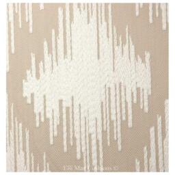 Clarke & Laguna Designer Geometric Beige White Cushion Pillow Cover - thumbnail 2
