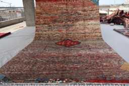 striped Gabbeh Rug 6x10 Multicolor Afghan Hand Knotted Veg Dyes Wool Area Rug, Modern Boho Oriental Turkmen Large Living Room - thumbnail 1