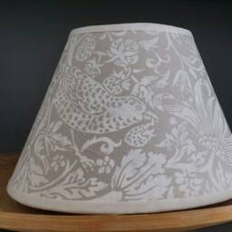 William Morris Strawberry Thief Linen Lampshade - thumbnail 2