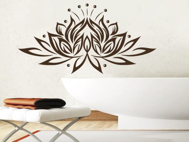 Wall Decals Yoga Lotus Indian Buddha Decal Vinyl Sticker Home Decor Bedroom Interior Design Art Mural Ms548 - image 1