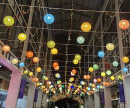 Colorful Hemp Rope Sphere Pendant Light - Globe Chandelier