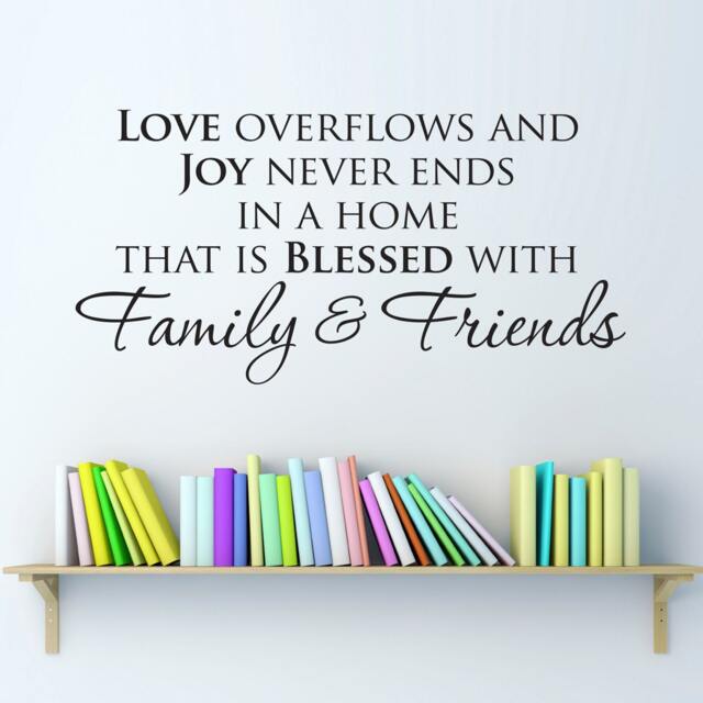 Family & Friends Wall Decal Blessed Home Decor - image 1