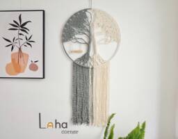 Macrame Tree Of Life Wall Decor Spiritual Home Art - thumbnail 1