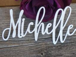 Custom Name Sign Baby Name Plaque Wooden Signs Gold Wooden Gold Wall Decors Gold Name Large Laser Cut Silver - thumbnail 3