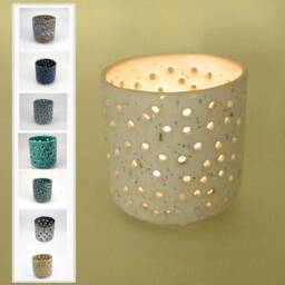 Handmade Ceramic Tea Light Holder Pottery Candle Holder, Choose Your Glaze