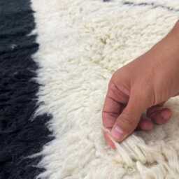 Moroccan Rug 4x6 , Handmade Rug, Colorful Rug For Living Room - Wool Berber Azilal Bedroom Beni Ourain Gifts - thumbnail 3