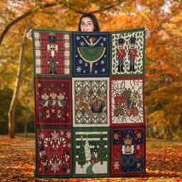 Christmas Nutcracker Blanket - Holiday Throw Fleece For Winter Decor - thumbnail 4