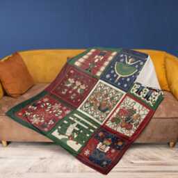 Christmas Nutcracker Blanket - Holiday Throw Fleece For Winter Decor - thumbnail 2