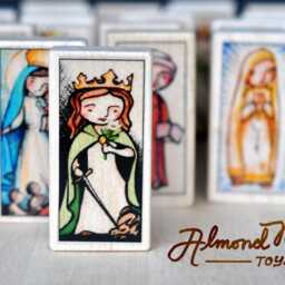 st Jeanne Jugan Patron Saint Block With Gift Bag // Of The Elderly Foundress Little Sisters Poor Catholic Toys - thumbnail 4