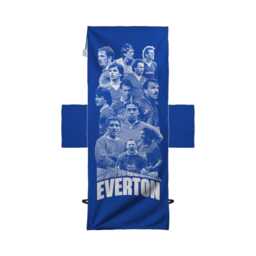 Merseyside Blues - Player Montage Blue Football Sunbed Towel With Pockets - thumbnail 2
