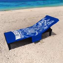 Merseyside Blues - Player Montage Blue Football Sunbed Towel With Pockets - thumbnail 1