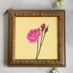 20x20 cm Wood Vintage Style Gold Leaf Frame Ornate Belle Epoque Frame - 8x8 In - thumbnail 2