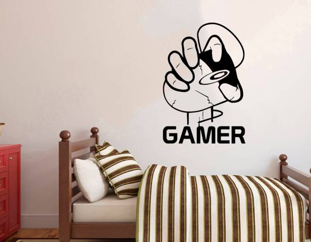 Gamer Wall Decal Video Game Controller Art 3052 - image 1