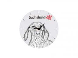Dachshund, Free Standing Mdf Floor Clock With An Image Of A Dog - thumbnail 1