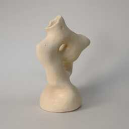 Abstract Female Form Ceramic Vase Sculptural Art Statue. Modern House Design. Crafts Sculpture Decor. Figure Vase - thumbnail 3