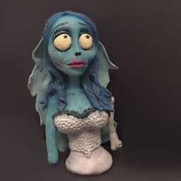 Corpse Bride - Emily. Handmade Polymer Clay Action Figure. Unique Collectible - thumbnail 2