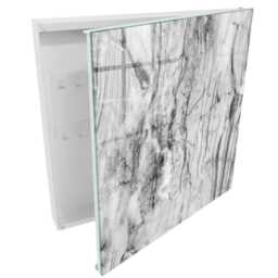 Marble Elegance Key Cabinet For Home, Black Box Modern Textures, Lovers Of & Modernity - thumbnail 2