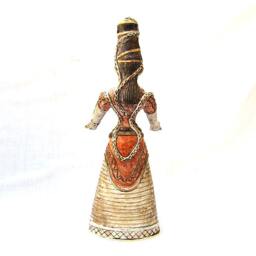 Minoan Goddess Of Snakes , Crete Statuette Mother Statue , Crete Civilization - thumbnail 4