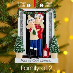 Personalised Family Christmas Xmas Tree Decoration Ornament - Farmhouse - thumbnail 2