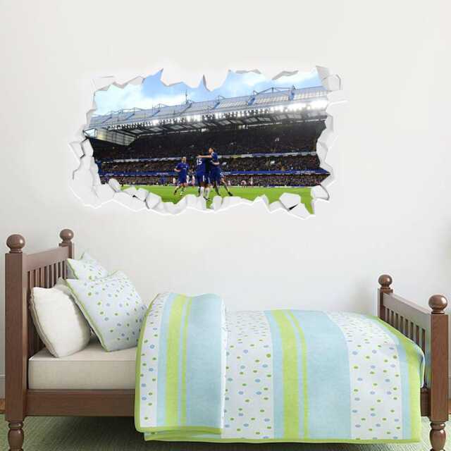 Chelsea Football Club - Broken Team Goal Celebration Wall Mural