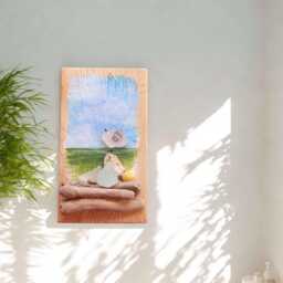 Seagull Wall Art Reclaimed Wood, Driftwood & Beach Finds Coastal Decor - thumbnail 1