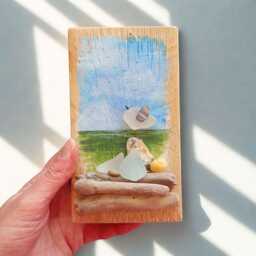 Seagull Wall Art Reclaimed Wood, Driftwood & Beach Finds Coastal Decor - thumbnail 2