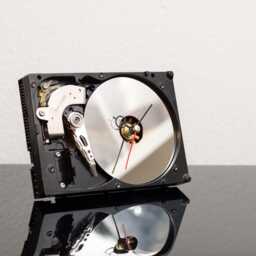 Hard Drive Clock, Christmas Gift, Unique Industrial Modern Computer Husband Father Boyfriend Gift - thumbnail 1