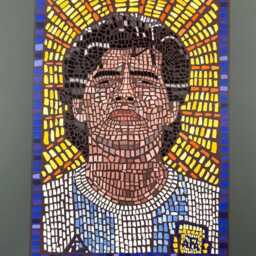 Diego Maradona - Mosaic Style Print Legendary Footballer - thumbnail 3