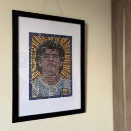 Diego Maradona - Mosaic Style Print Legendary Footballer - thumbnail 2
