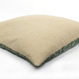 Green Velvet Pillow - Chenille Cushion Cover Decorative Couch Accent Throw Handmade By Ellaosix - thumbnail 4