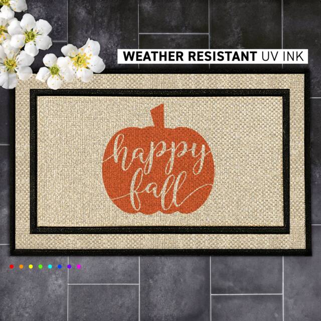 Customizable Pumpkin Spice Doormat - Personalized Fall Welcome Mat For Cozy Autumn Vibes - image 1