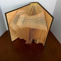 Buffalo - Folded Book Art Fully Customizable, Bison, Animal - thumbnail 2