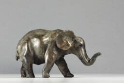 Tiny Giant Iv, Bronze Elephant Sculpture Hand-Cast Miniature Art By Kindrie Grove - thumbnail 1