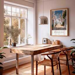 Puglia Italy Travel Poster Southern Charm Wall Art - thumbnail 3
