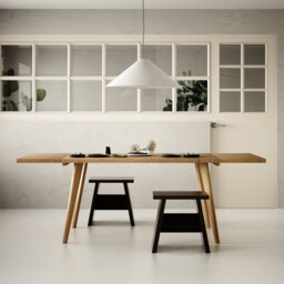 Extendable Solid Oak Dining Table - Handcrafted & Customisable Oakwell Collection
