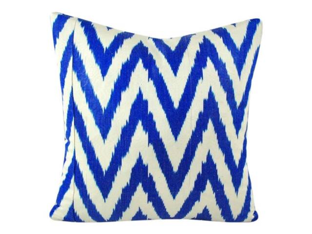 Hand Dyed Ikat Pillow Cover - image 1